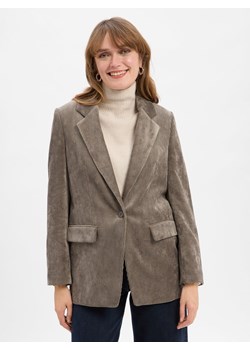 Drykorn Sztruksowa marynarka damska - Glendale Kobiety taupe jednolity ze sklepu vangraaf w kategorii Marynarki damskie - zdjęcie 186461163