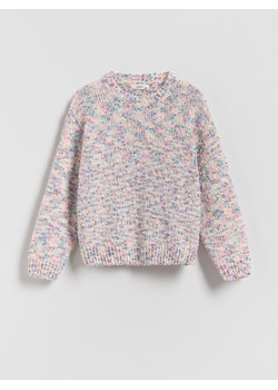 Reserved - Sweter z kolorowym wzorem - wielobarwny ze sklepu Reserved w kategorii Swetry dziewczęce - zdjęcie 186462820