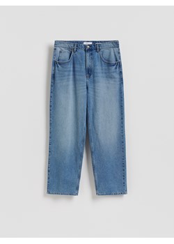 Reserved - Jeansy loose z efektem sprania - niebieski ze sklepu Reserved w kategorii Jeansy męskie - zdjęcie 186462994