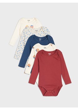 Sinsay - Body 5 pack - kremowy ze sklepu Sinsay w kategorii Body niemowlęce - zdjęcie 186463994