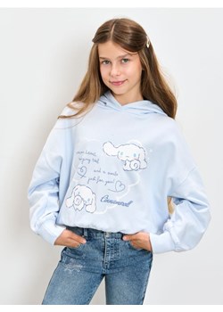 Sinsay - Bluza hoodie z nadrukiem Cinnamoroll - niebieski ze sklepu Sinsay w kategorii Bluzy dziewczęce - zdjęcie 186464013