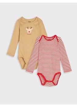 Sinsay - Body 2 pack - kremowy ze sklepu Sinsay w kategorii Body niemowlęce - zdjęcie 186464031