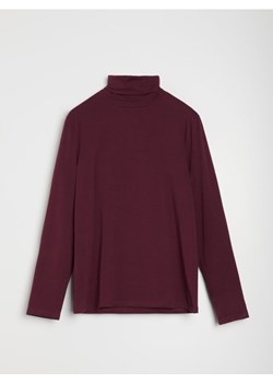 Sinsay - Bawełniany golf basic - bordowy ze sklepu Sinsay w kategorii Swetry męskie - zdjęcie 186464160
