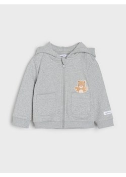 Sinsay - Bluza rozpinana z kapturem - szary ze sklepu Sinsay w kategorii Bluzy i swetry - zdjęcie 186464263
