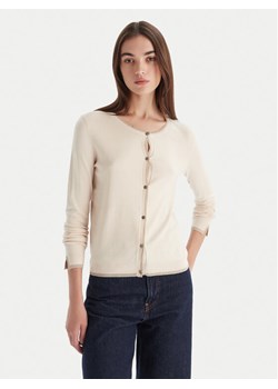 Liu Jo Kardigan MF5225 MS49I Écru Regular Fit ze sklepu MODIVO w kategorii Swetry damskie - zdjęcie 186464282