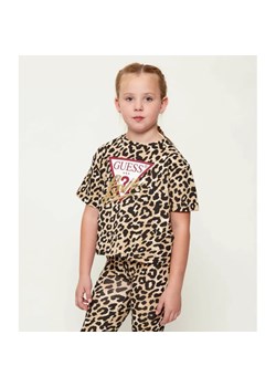 Guess T-shirt | Regular Fit ze sklepu Gomez Fashion Store w kategorii Bluzki dziewczęce - zdjęcie 186466483