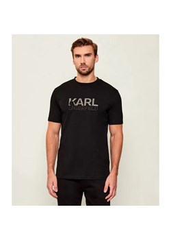 Karl Lagerfeld T-shirt | Regular Fit | z dodatkiem wełny ze sklepu Gomez Fashion Store w kategorii T-shirty męskie - zdjęcie 186466614
