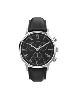 Timex Zegarek Waterbury Chronograph TW2U88300 Czarny ze sklepu MODIVO w kategorii Zegarki - zdjęcie 186469074