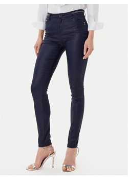 Morgan Spodnie materiałowe 212-PALONA Granatowy Slim Fit ze sklepu MODIVO w kategorii Spodnie damskie - zdjęcie 186469102