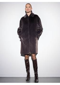 Mohito - Płaszcz oversize - szary ze sklepu Mohito w kategorii Płaszcze damskie - zdjęcie 186469853