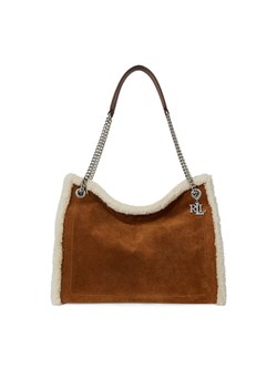 Torebka LAUREN RALPH LAUREN Large Bradley 431980180001 Brązowy ze sklepu eobuwie.pl w kategorii Torebki damskie - zdjęcie 186472244