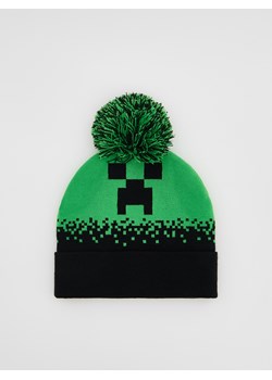 Reserved - Czapka Minecraft - czarny - id: 735GT-99X - marki Reserved - 186473900 Reserved - Czapka Minecraft - czarny ze sklepu Reserved w kategorii Czapki dziecięce - zdjęcie 186473900