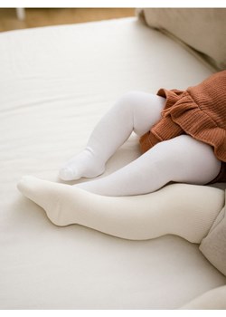 Sinsay - Prążkowane rajstopy 2 pack - kremowy - id: 973FZ-01X - marki Sinsay - 186474310 Sinsay - Prążkowane rajstopy 2 pack - kremowy ze sklepu Sinsay w kategorii Rajstopy dziecięce - zdjęcie 186474310