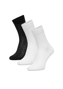 Nine West Skarpety długie CEO_BR_NW_25077_W_AW25 (3 PACK) Biały ze sklepu MODIVO w kategorii Skarpetki damskie - zdjęcie 186475010