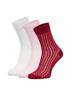 Nine West Skarpety długie CEO_BR_NW_25076_W_AW25 (3 PACK) Kolorowy ze sklepu MODIVO w kategorii Skarpetki damskie - zdjęcie 186475054