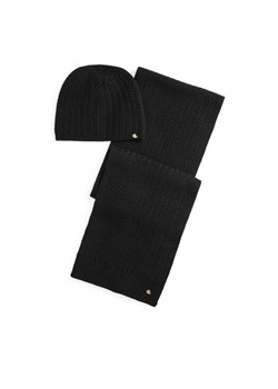 LAUREN RALPH LAUREN Zestaw Szalik i Czapka 454P04471001 Czarny ze sklepu MODIVO w kategorii Szaliki i chusty damskie - zdjęcie 186475103