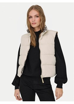ONLY Bezrękawnik Tammy 15357509 Beżowy Regular Fit ze sklepu MODIVO w kategorii Kamizelki damskie - zdjęcie 186475142