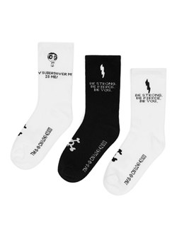 Powerpuff Girls Skarpety długie ACCCS-AW24-117WBPPG (3-PACK) Biały ze sklepu MODIVO w kategorii Skarpetki dziecięce - zdjęcie 186475214