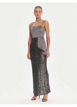Rinascimento Sukienka wieczorowa CFC0124976003 Szary Slim Fit ze sklepu MODIVO w kategorii Sukienki - zdjęcie 186475294