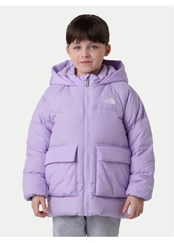 The North Face Kurtka puchowa North NF0A88VF Fioletowy Regular Fit ze sklepu MODIVO w kategorii Kurtki dziewczęce - zdjęcie 186475304