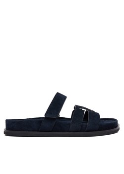 Tory Burch Klapki Ines Sport Slide 163481 Granatowy ze sklepu MODIVO w kategorii Klapki damskie - zdjęcie 186475310