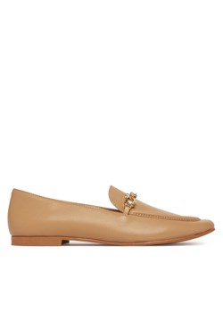 TWINSET Loafersy 251TCP134 Brązowy ze sklepu MODIVO w kategorii Lordsy damskie - zdjęcie 186475380