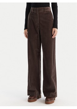 Weekend Max Mara Spodnie materiałowe Tania 2525136092 Brązowy Wide Leg ze sklepu MODIVO w kategorii Spodnie damskie - zdjęcie 186475381