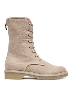 Max Mara Trzewiki Bakerzip 2524796092600 Beżowy ze sklepu MODIVO w kategorii Botki - zdjęcie 186475382