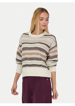 ONLY Sweter Arianne 15285832 Beżowy Regular Fit ze sklepu MODIVO w kategorii Swetry damskie - zdjęcie 186475393