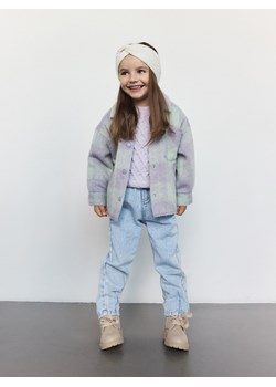 Reserved - Sweter z ozdobnym splotem - lawendowy ze sklepu Reserved w kategorii Swetry dziewczęce - zdjęcie 186477124