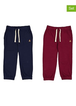 GAP Spodnie dresowe (2 pary) w kolorze granatowym i czerwonym ze sklepu Limango Polska w kategorii Spodnie i półśpiochy - zdjęcie 186477521