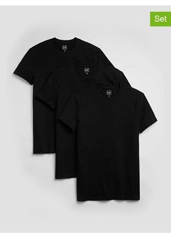 GAP Koszulki (3 szt.) w kolorze czarnym ze sklepu Limango Polska w kategorii T-shirty męskie - zdjęcie 186477643