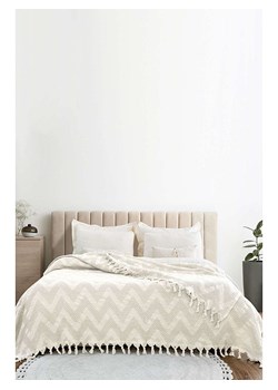 Colourful Cotton Narzuta &quot;Naomi&quot; w kolorze kremowo-beżowym ze sklepu Limango Polska w kategorii Tekstylia - zdjęcie 186477932