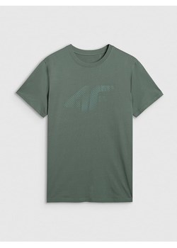 4F Koszulka w kolorze zielonym ze sklepu Limango Polska w kategorii T-shirty męskie - zdjęcie 186478120