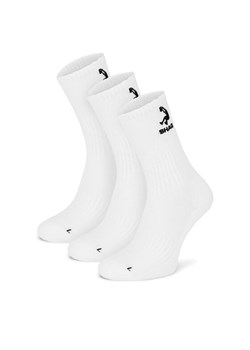 Skarpety długie Shaq AS_SHQ_H_001W_SS25 (3-PACK) Biały ze sklepu eobuwie.pl w kategorii Skarpetki męskie - zdjęcie 186478203