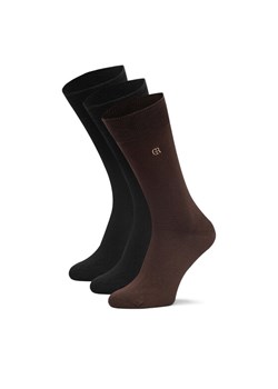 Skarpety długie Gino Rossi CEO_AS_GR_01_W_AW25 (3-pack). Czarny ze sklepu eobuwie.pl w kategorii Skarpetki męskie - zdjęcie 186478223