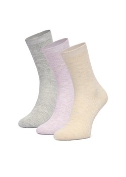 Skarpety krótkie Nine West CEO_BR_NW_25080_W_AW25 (3 PACK) Kolorowy ze sklepu eobuwie.pl w kategorii Skarpetki damskie - zdjęcie 186478243