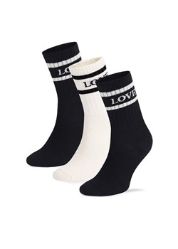 Skarpety długie Fila F3608-AW24 (3-pack) Czarny ze sklepu eobuwie.pl w kategorii Skarpetki damskie - zdjęcie 186478304