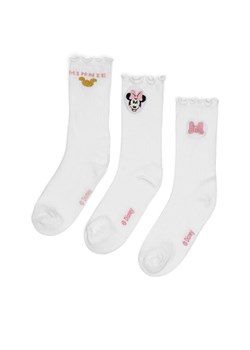 Skarpety długie Mickey&Friends ACCCS-AW24-116DSTC (3-PACK) Biały ze sklepu eobuwie.pl w kategorii Skarpetki dziecięce - zdjęcie 186478321