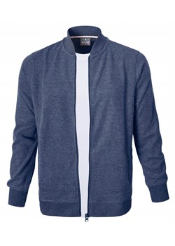 Wygodna, Rozpinana Bawełniana Bluza - Pako Jeans - Niebieska SWPJNSbluzaEMERISjns ze sklepu JegoSzafa.pl w kategorii Bluzy męskie - zdjęcie 186480082
