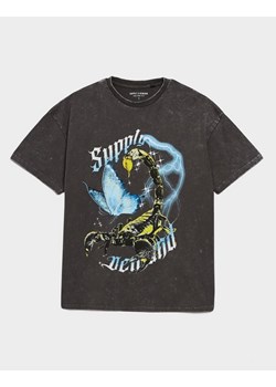 SUPPLY&amp;DEMAND T-SHIRT SCORP WASH TEE ze sklepu JD Sports  w kategorii Bluzki damskie - zdjęcie 186480324