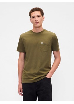 GAP Koszulka w kolorze khaki ze sklepu Limango Polska w kategorii T-shirty męskie - zdjęcie 186482262