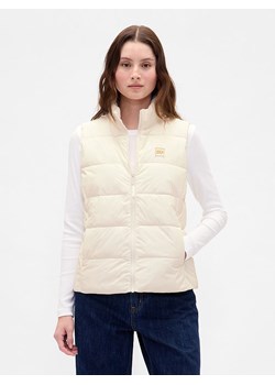 GAP Kamizelka pikowana w kolorze kremowym ze sklepu Limango Polska w kategorii Kamizelki damskie - zdjęcie 186482362