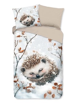 Good Morning Komplet pościeli flanelowej &quot;Jussi&quot; w kolorze szaro-beżowym ze sklepu Limango Polska w kategorii Pościel dziecięca - zdjęcie 186482842