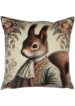 Clayre &amp; Eef Poszewka w kolorze jasnobrązowym na poduszkę - 45 x 45 cm ze sklepu Limango Polska w kategorii Poduszki dekoracyjne - zdjęcie 186482853