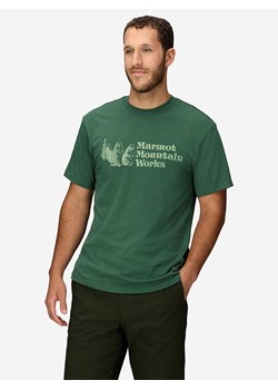 Marmot Koszulka w kolorze zielonym ze sklepu Limango Polska w kategorii T-shirty męskie - zdjęcie 186482951