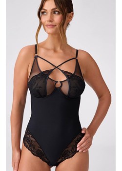 Marilyn czarne body damskie z koronką Fantasy Dream, Kolor czarny, Rozmiar 36, Marilyn - id: 218838 - marki Marilyn - 186483540 Marilyn czarne body damskie z koronką Fantasy Dream, Kolor czarny, Rozmiar 36, Marilyn ze sklepu Intymna w kategorii Body damskie - zdjęcie 186483540