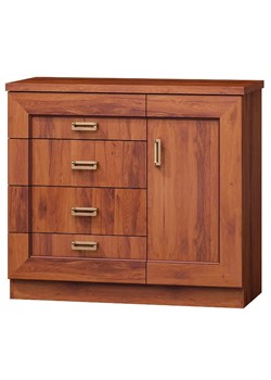 Komoda 90x100 cm dąb stuletni Lorines 23XC2-H33 ze sklepu Edinos.pl w kategorii Komody - zdjęcie 186483744