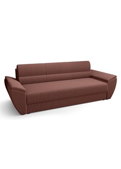 Łososiowa sofa rozkładana z pojemnikiem E9-P06 ze sklepu Edinos.pl w kategorii Sofy i kanapy - zdjęcie 186483754