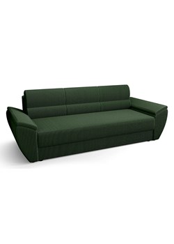 Zielona sztruksowa sofa z funkcją spania N4-C89 ze sklepu Edinos.pl w kategorii Sofy i kanapy - zdjęcie 186483781